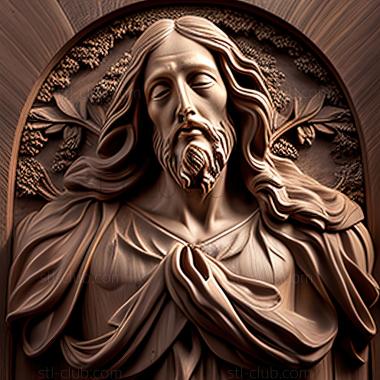 3D model st jesus (STL)